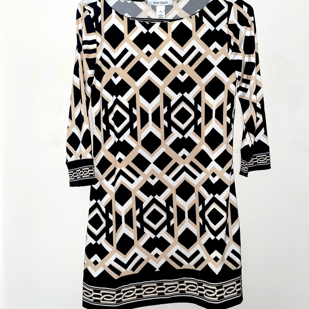 White House Black Market 3/4 Sleeve Tunic XSmall